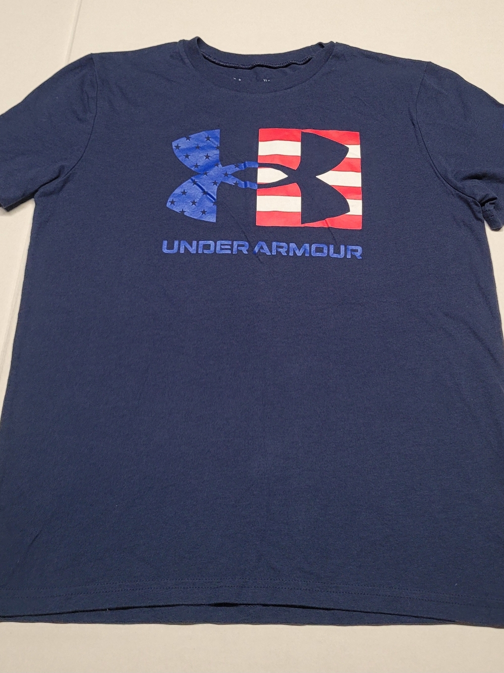 Under Armour Boy's Navy Logo T-Shirt